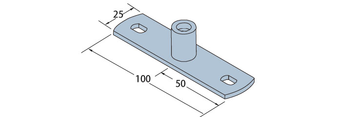 RHPA-Rod-Hanger-Montage-Plate-Bonne-Qualité