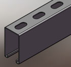 New Fashion Design for 2 Compartment Cable Trunking System -
 BS7000T Slotted Channel – Besca Featured Image